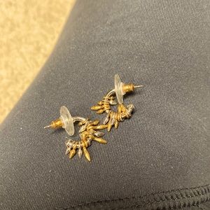 Stella and Dot mixed metal earrings!